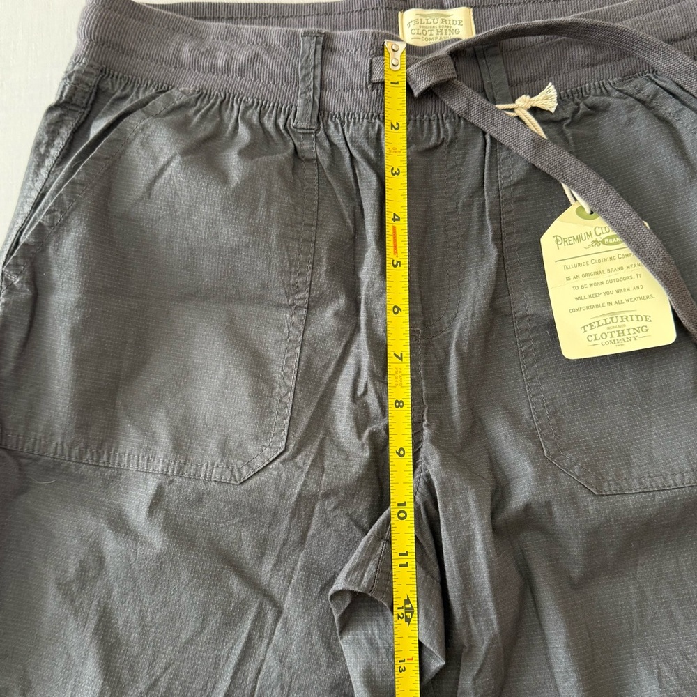 Casual Black Capris with Ties and Drawstring Waist NWT - Picture 9 of 9
